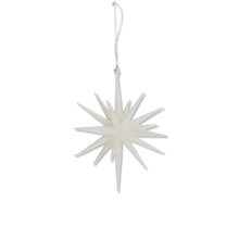 Load image into Gallery viewer, 6 Inch 18 Point Glitter Star Ornament