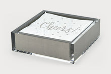 Load image into Gallery viewer, Acrylic Silver Cocktail and Towel Tray