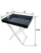 Load image into Gallery viewer, Acrylic Folding Table with Smoke Tray