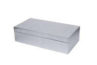 Load image into Gallery viewer, Silver Leaf White Lacquered Box
