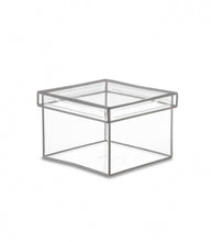 Load image into Gallery viewer, Clear Looker Boxes Gold Trim W/Lid
