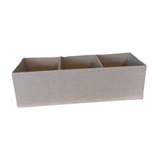 Load image into Gallery viewer, Beige Linen Tote/Storage