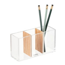 Load image into Gallery viewer, Triple Storage Pen Cup