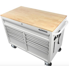 Load image into Gallery viewer, Modern White Toolbox Desk