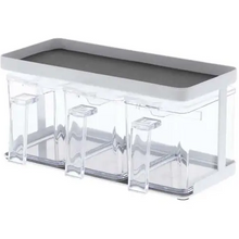 Load image into Gallery viewer, White Storage Container with Rack