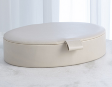 Load image into Gallery viewer, Oval Leather Box