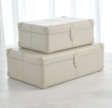 Load image into Gallery viewer, Leather Suitcase Box