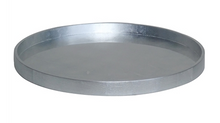 Load image into Gallery viewer, Silver Leaf Lacquered Round Tray