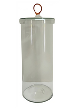 Load image into Gallery viewer, Glass Amber Canister