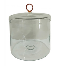 Load image into Gallery viewer, Glass Amber Canister
