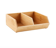 Load image into Gallery viewer, Bamboo Stacking Bin
