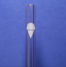 Load image into Gallery viewer, Glass Etched Drinking Straw