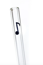 Load image into Gallery viewer, Glass Etched Drinking Straw
