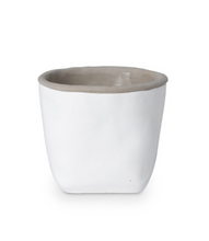 Load image into Gallery viewer, White Cement Planter