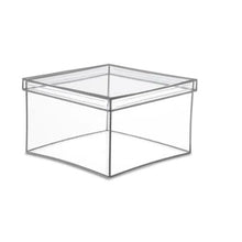 Load image into Gallery viewer, Clear Looker Boxes Gold Trim W/Lid