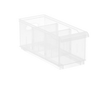 Load image into Gallery viewer, Clear Stackable Plastic Storage Bin